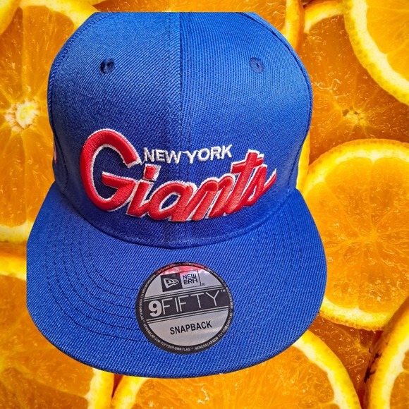 New Era Other - New York Giants New Era 9FIFTY NFL Vintage Snapback Hat‎ Cap Blue